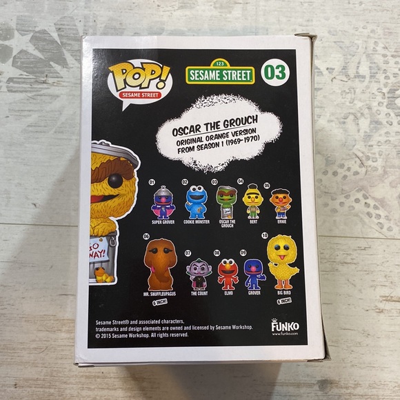 Funko Pop Oscar The Grouch #03 Sesame Street Exclusive Figure - Picture 5 of 12